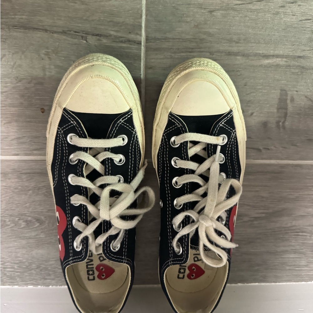Comme des Garcons Black and White Sneakers